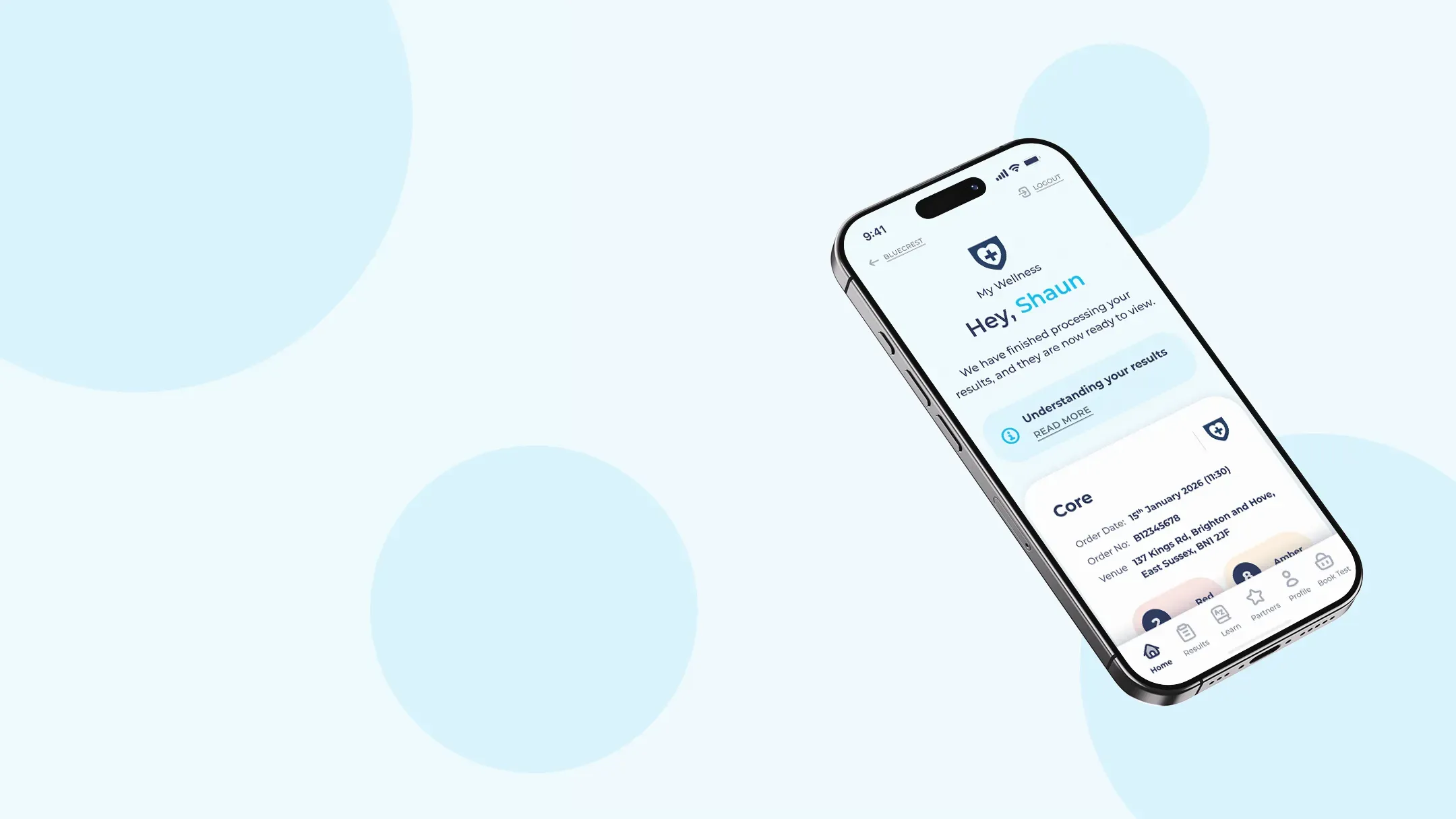 Monitor your progress with My Wellness